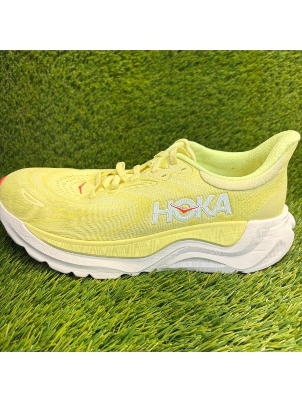 Hoka One One Arahi 8 Womens Size 9 Yellow White Athletic Running Shoes Sneakers - Picture 3 of 10